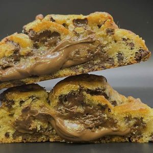 Sea Salt Nutella Monster Cookie