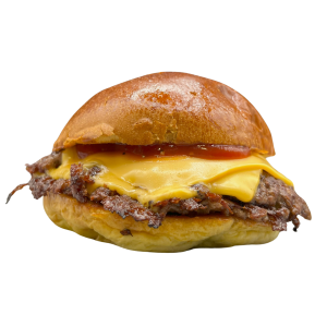 Doble Smash Cheeseburger C/ Patatas Fritas Grandes